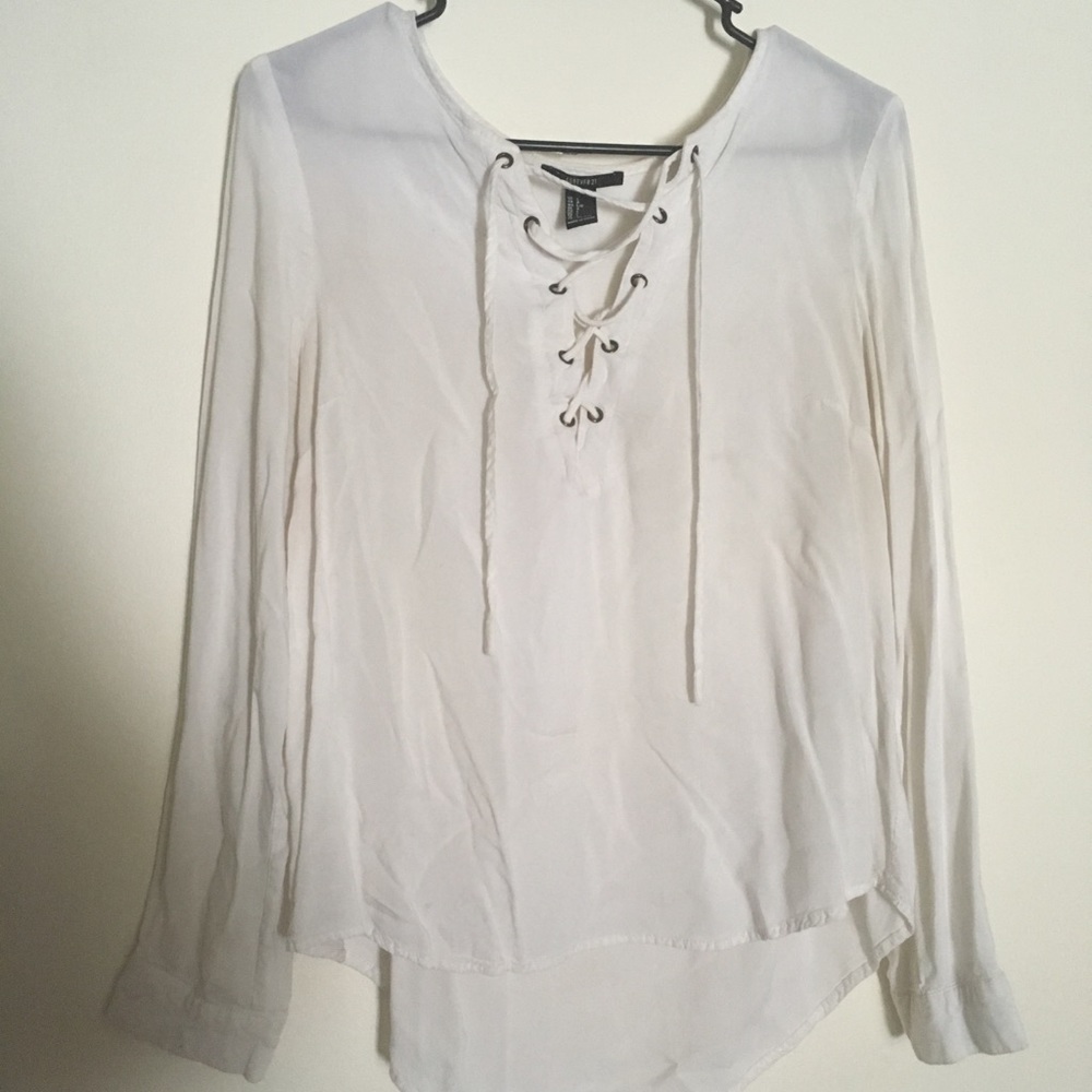 Lace-up “pirate” long sleeve